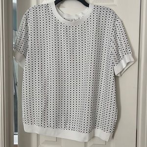 Black white top